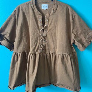 Sezane Brown Top